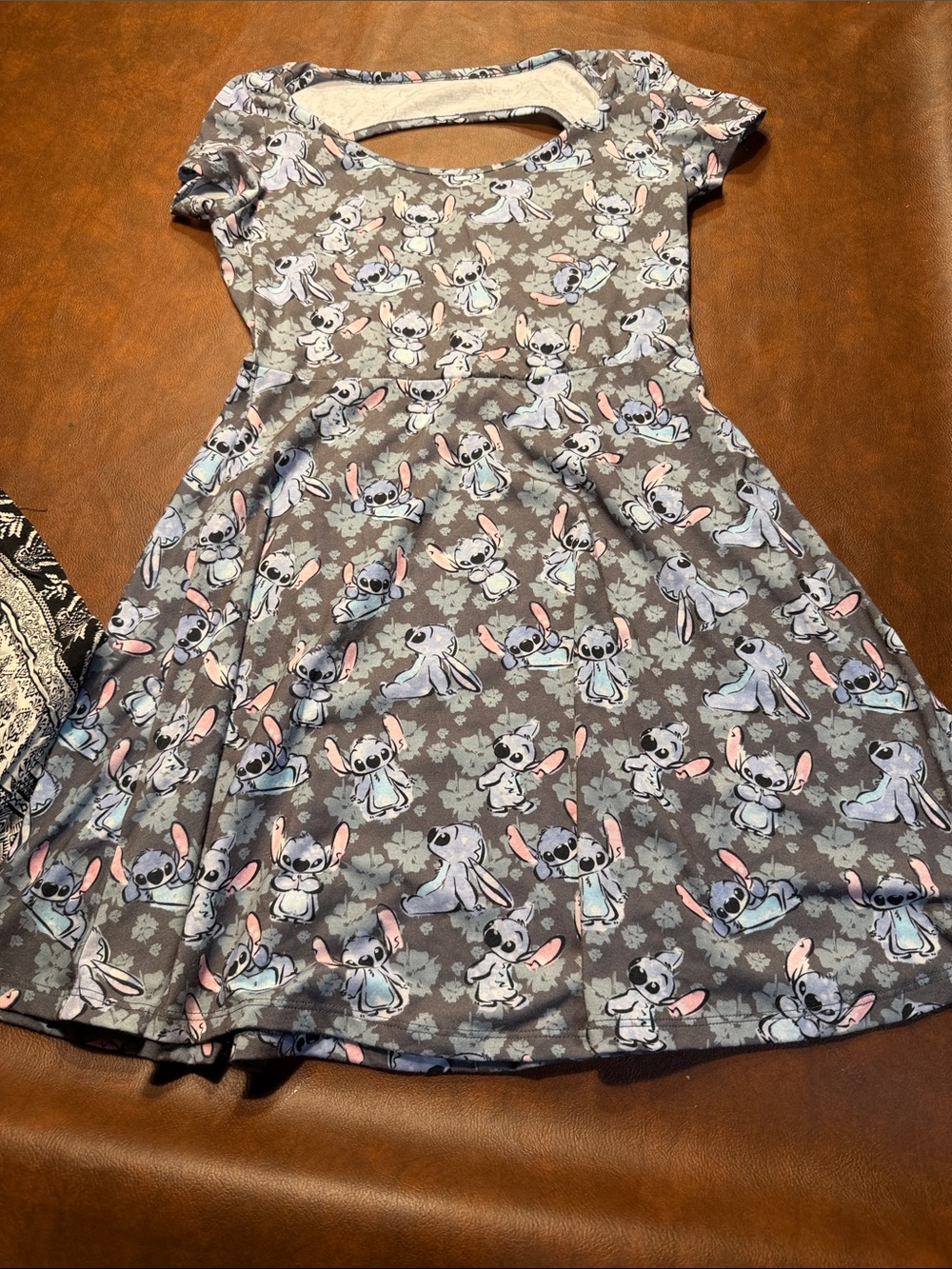 Stitch skater dress